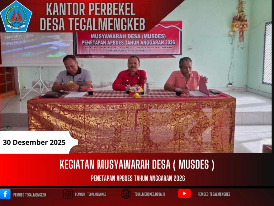Musyawarah Desa ( MUSDES )