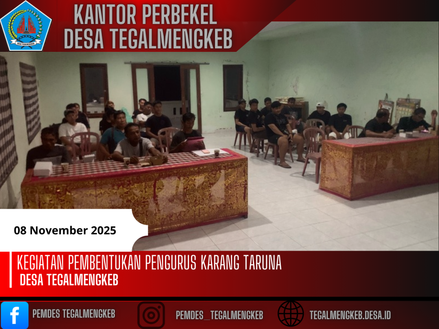 Pembentukan pengurus karang taruna 